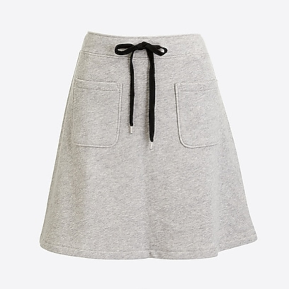 J. Crew Factory Dresses & Skirts - J. Crew Cotton Terry Drawstring Skirt